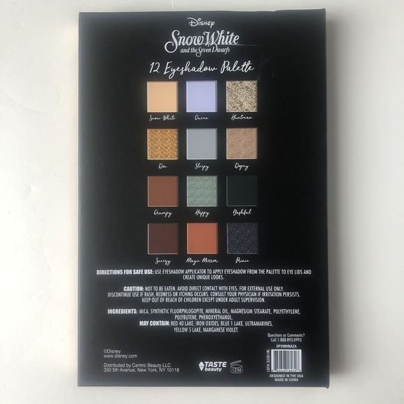 Taste Beauty Disney Snow White & Seven Dwarfs Eyeshadow Palette - Picture 2 of 6